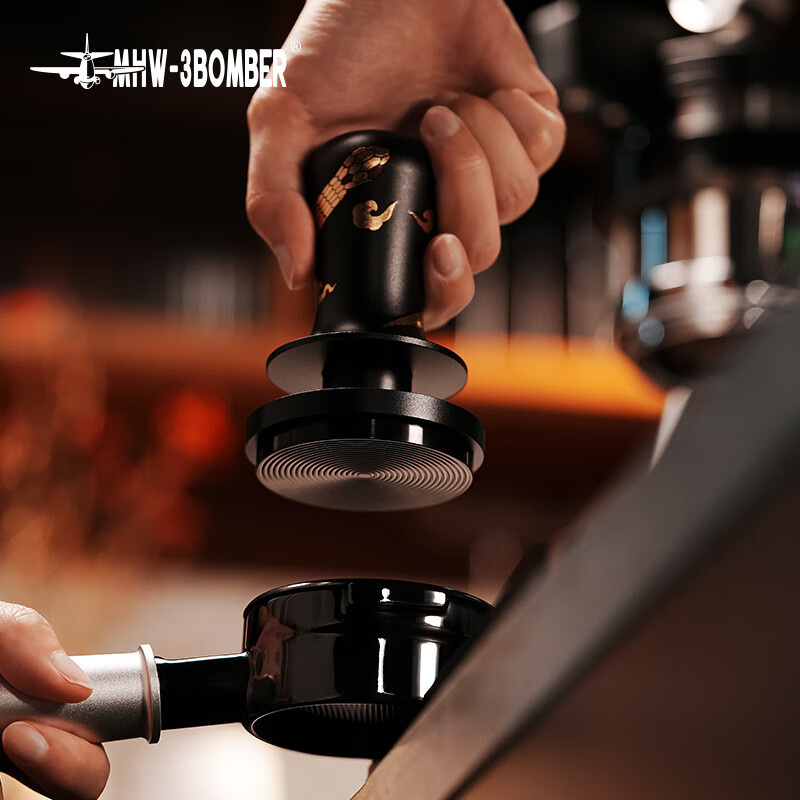 MHW-3BOMBER轰炸机闪击恒力压粉锤 蛇年限定版 咖啡压粉器布粉器意式咖啡器具 【灵蛇限定版】闪击恒力粉锤2.0