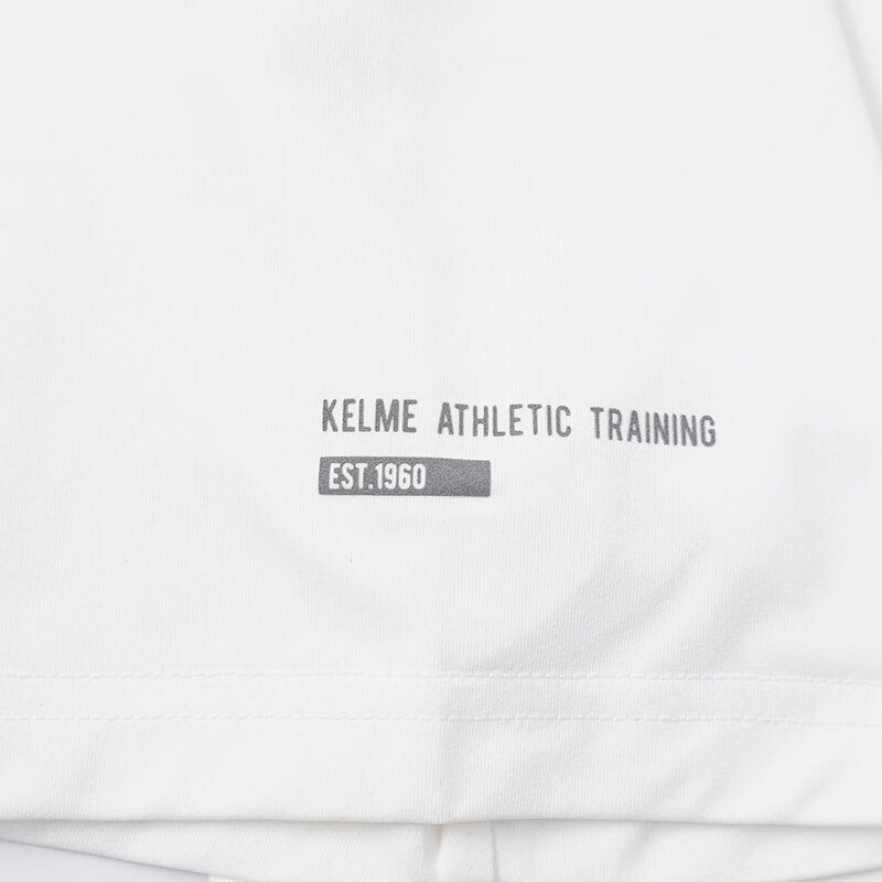 卡尔美（KELME）运动POLO衫男夏季新款健身短袖翻领速干T恤通勤上衣 光亮白 XL