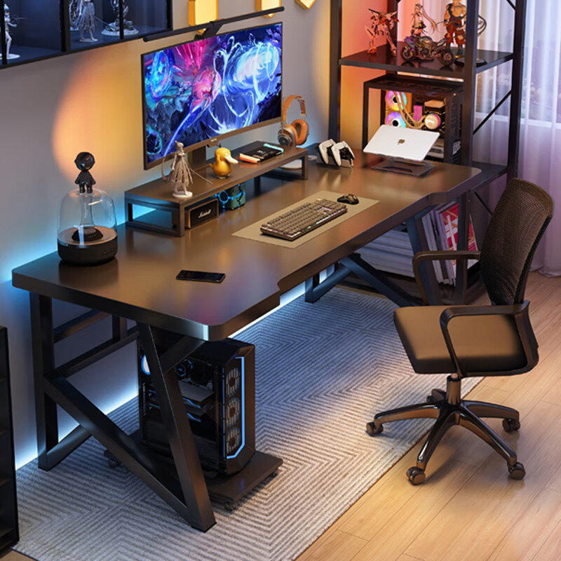 ���ڲ������׿��׼ҵ�����̨ʽ���õ羺����������ѧ��ѧϰд�������׹���̨�칫���� ���Ӻ����桿120cm ������ҹ��