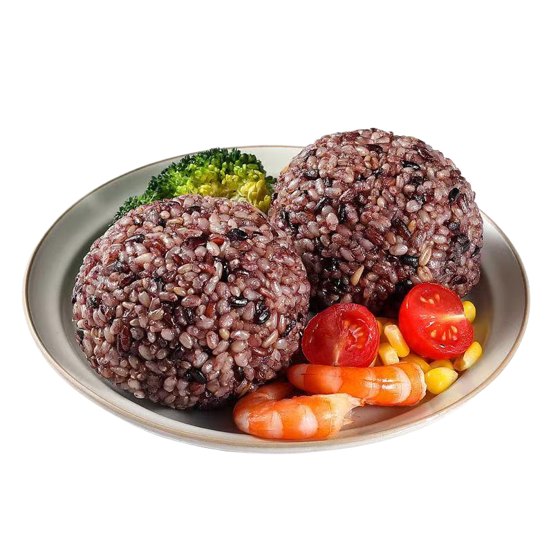 七彩糙米飯團(tuán)獨(dú)立包裝速食糟米飯團(tuán)健身代餐雜糧七色粗米飯團(tuán)零食 實(shí)惠100gx18袋