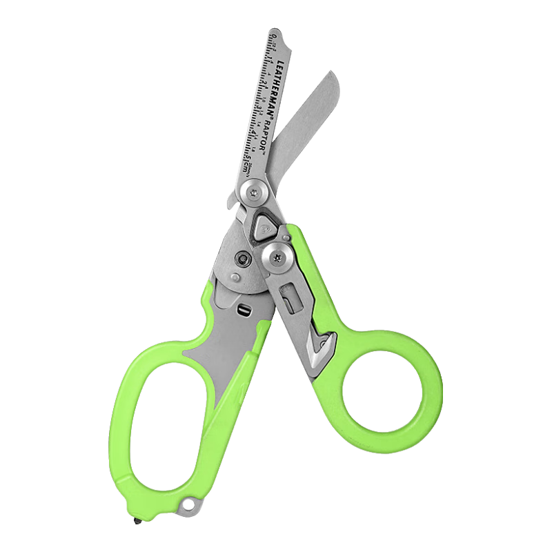 LEATHERMAN  RAPTOR急救专家系列 莱特曼户外多功能工具应急随身折叠剪戒指剪 急救专家-绿色