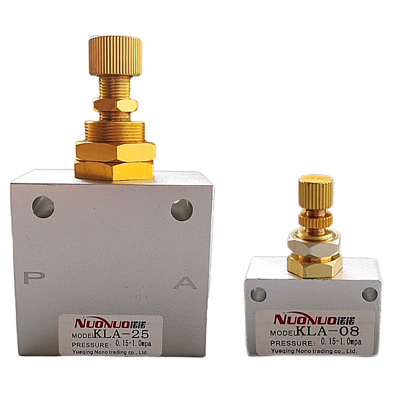 气动流量控制单向节流阀kla-06/08/10/15/20/25/40/50气缸控速/l kla