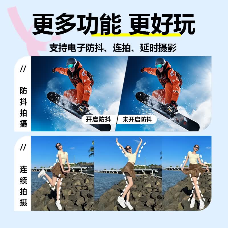 紫雨（PURAIN）学生数码相机CCD相机校园初高中生小相机高清Vlog卡片机学生党平替可传手机入门级相机 炫酷黑【4800w像素+16倍聚焦+手机互传】 32G【京仓发货次日达】