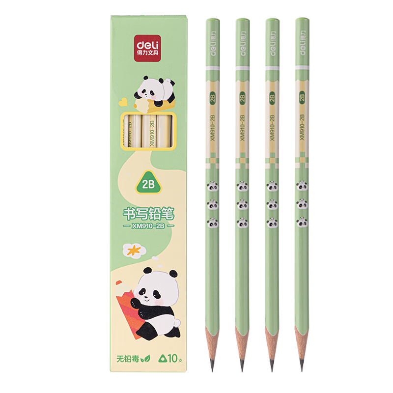 ������deli����è���Ǹ���дǦ��10֧HBǦ��ԭľѧ�����������ͼǦ��д��������дXM910-2Bѧ����ѧ�ľ� 16.71Ԫ��3��(��5.57Ԫ/��)