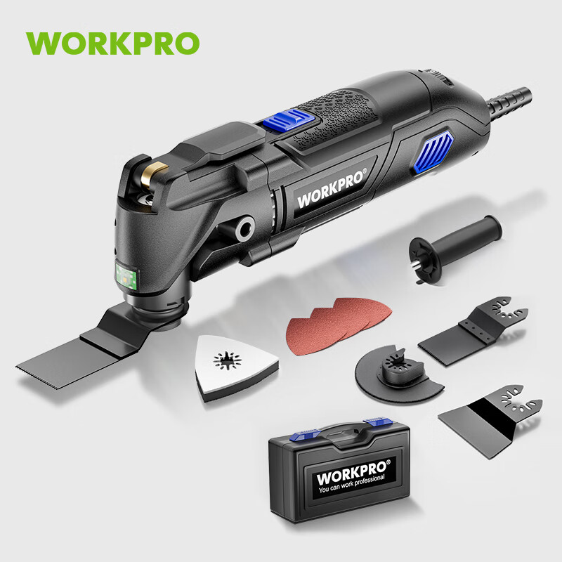 万克宝(WORKPRO)万用宝切割机摆动铲木工开槽机打磨抛光神器家用电锯电铲多功能机