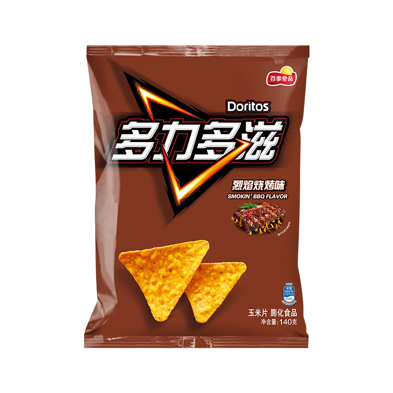 多力多滋（Doritos）玉米片烈焰烧烤味140g 王者荣耀合作款（原包装/合作款随机发货）