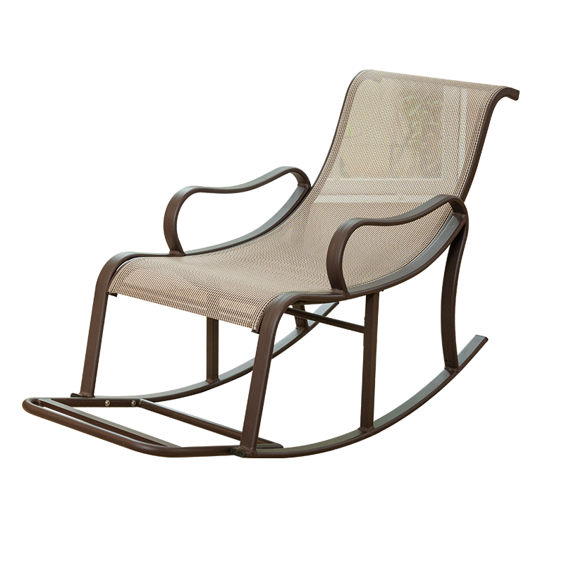 野人谷搖椅躺椅陽(yáng)臺(tái)懶人休閑單人沙發(fā)搖搖椅可坐躺鋁合金逍遙椅 搖椅1