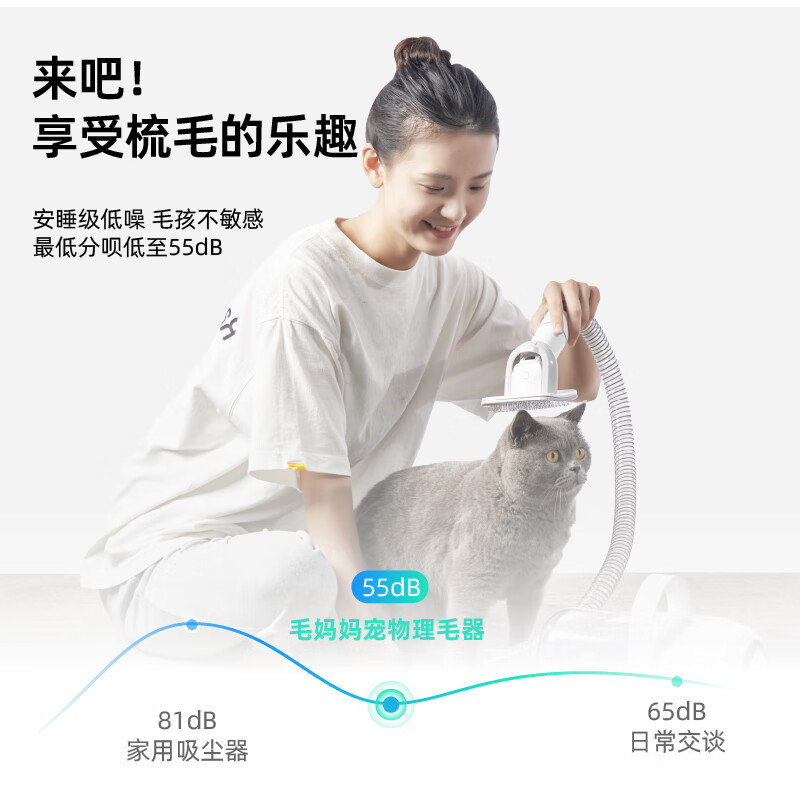 毛妈妈宠物理毛器多功能剃毛器电推剪猫狗专用梳毛吸毛刷毛神器 G2五合一理毛器