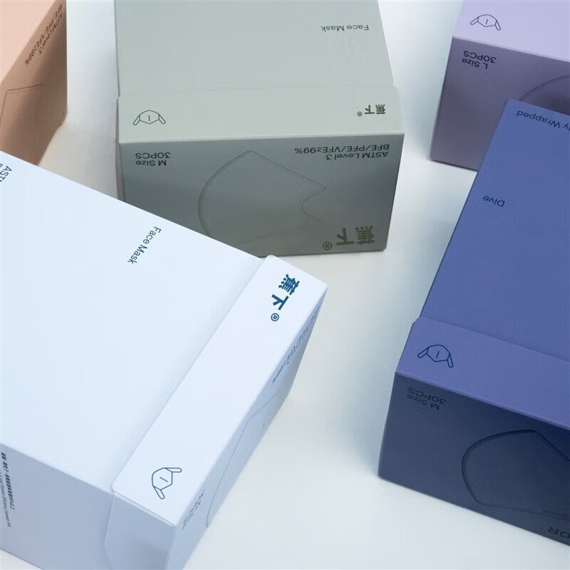 蕉下冰感防晒口罩防紫外线一次性口罩3d立体春夏轻薄透气男女户外面罩 曙光白1盒-冰感防晒UPF50+ 30个 L码(大码13.3x12)厘米