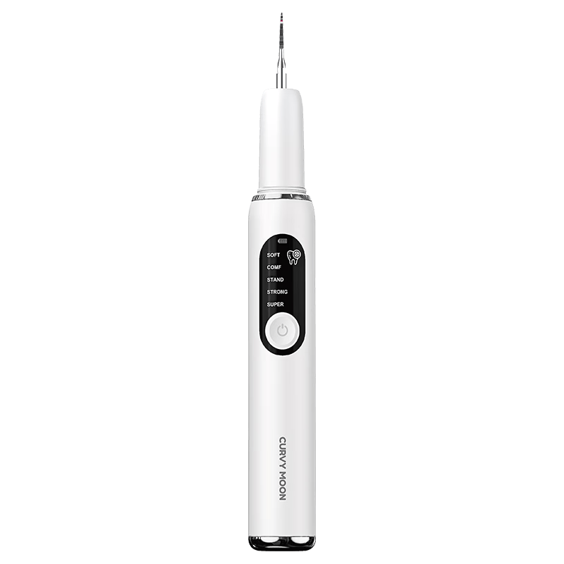 月儿弯弯超声波洁牙器 洗牙器结石去除清洁洗牙齿去黄牙结石烟渍茶渍工具礼物送父母长辈送520礼物送老公 【900W】超声波+ 4支喷头 +紫光保护