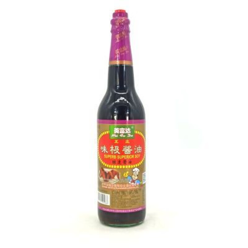 美富达味极酱油610mlX1瓶 610g