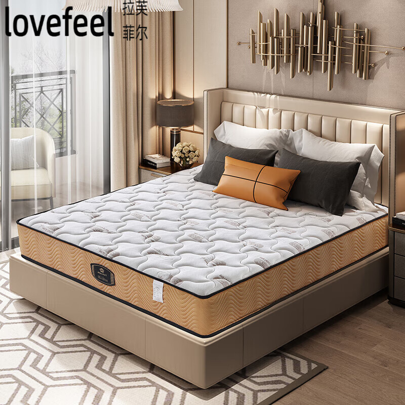 拉芙菲尔席梦思床垫整网独立弹簧3d透气面料不可拆洗23/25厚 整网独立