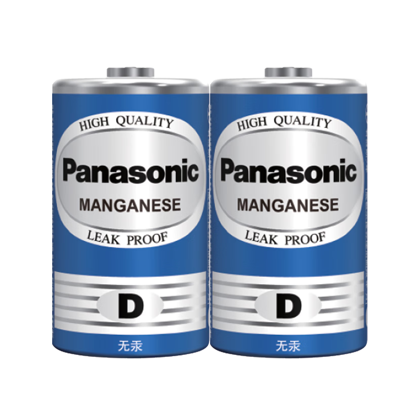 松下(Panasonic)碳性1號大號D型干電池2節(jié) 適用于熱水器煤氣燃氣灶手電筒等 【一件包郵】