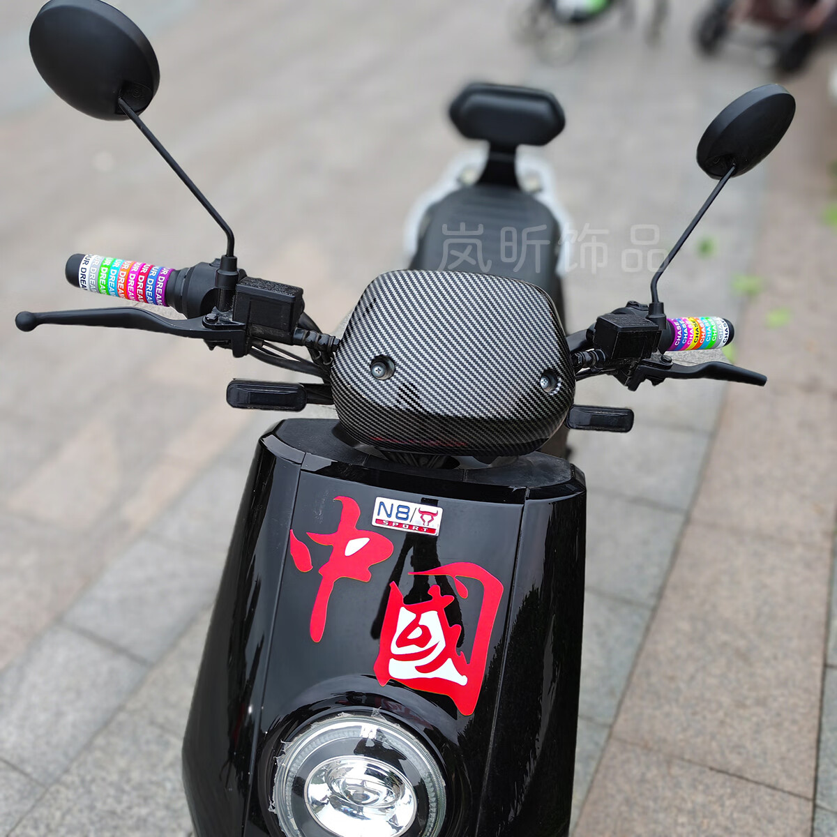 电动车手把套30mm防滑圈摩托车手把防滑圈理发推手柄防水防汗硅胶 每色两个 26个 两个车把 内径30mm防滑圈