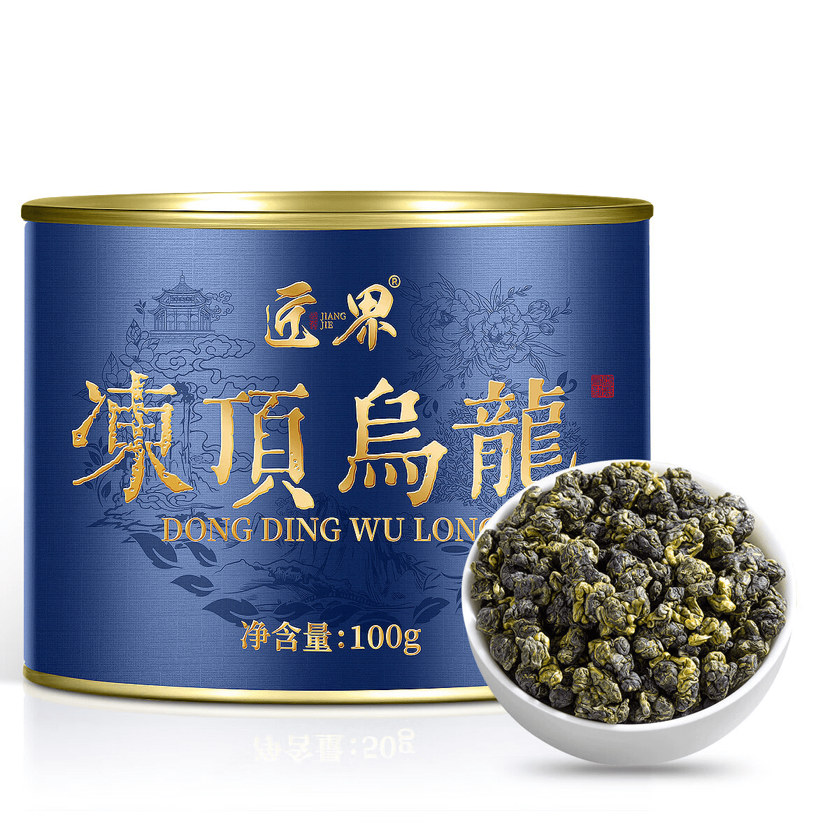 匠界冻顶乌龙茶核心茶叶台式乌龙茶正宗高山茶叶浓香型高档罐装100g
