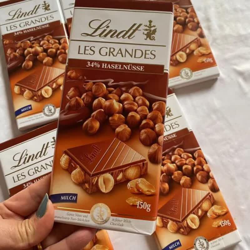 瑞士莲(lindt)lindt lindor焦糖牛奶白巧杏仁榛子酒心巧克力100g黑巧
