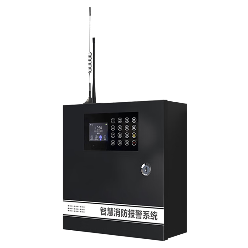 岡祈 無線消防火災系統(tǒng) 煙霧報警器 連接手機遠程通知 聯(lián)網(wǎng)煙感報警器家用倉庫酒店消防專用電池款煙感探測器