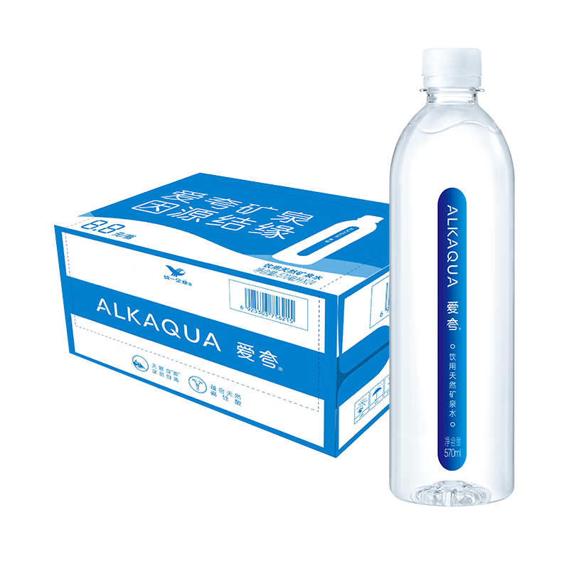 ALKAQUA/���� ��Ȼ ����ˮ ƿװ 570ml 24ƿ