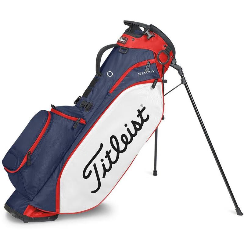 Titleist男女高爾夫球包Players 4 StaDry 便攜式球桿包支架包golf裝備包 Blue