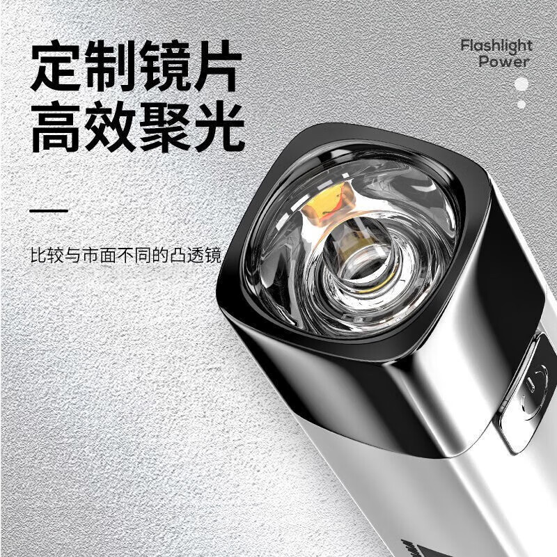 多功能手电机筒支强架光可多功能强光日手用亮机迷你家支用耐架用 升级版【颜色随机】