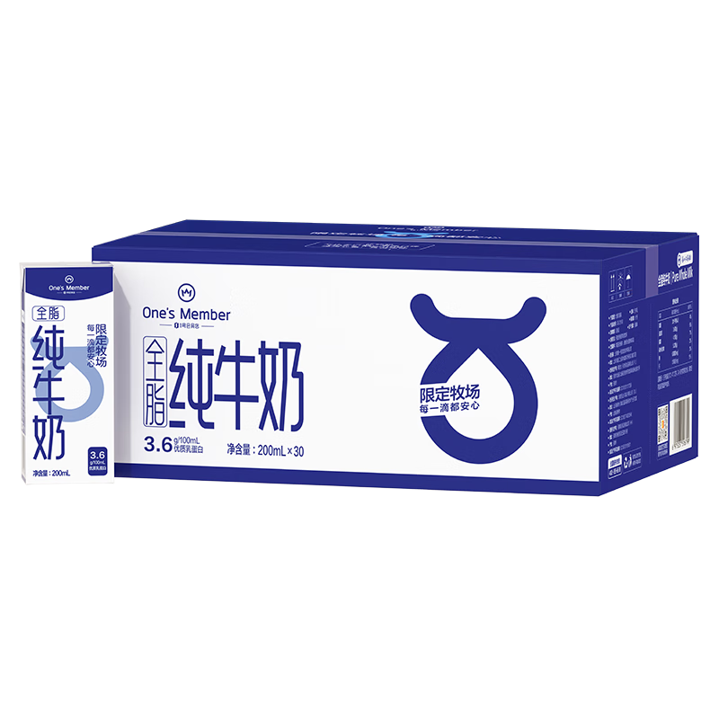 ���ڲ�����One's Member 3.6g������ȫ֬��ţ�� 200ml 30�� ����ͬ�� 47.9Ԫ