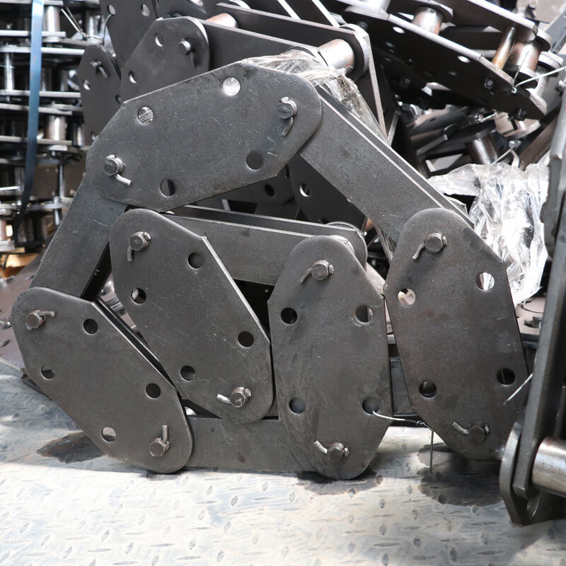 溥畔板机传动板式链条ne型斗式提升机用工业输送链矿用板式链条板式链