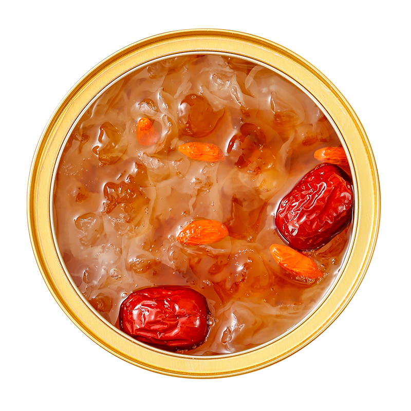 興農(nóng)嫂金盞桃膠銀耳羹即食水果罐頭鮮燉銀耳羹160g*4