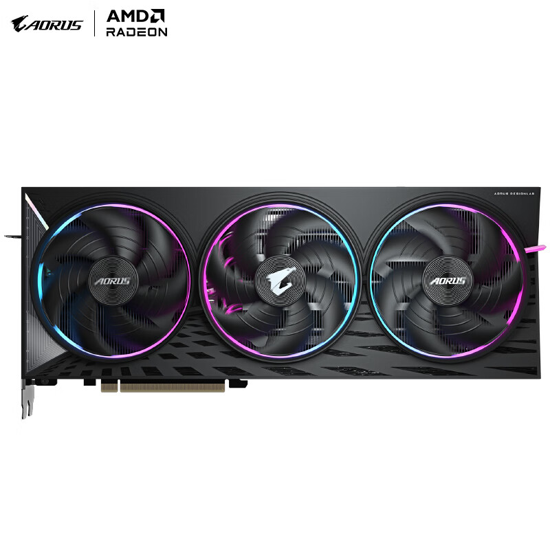 技嘉(GIGABYTE)9070XT显卡 AMD AORUS Radeon RX 9070 XT ELITE 16G 电竞游戏设计智能AI显卡【注册四年保】