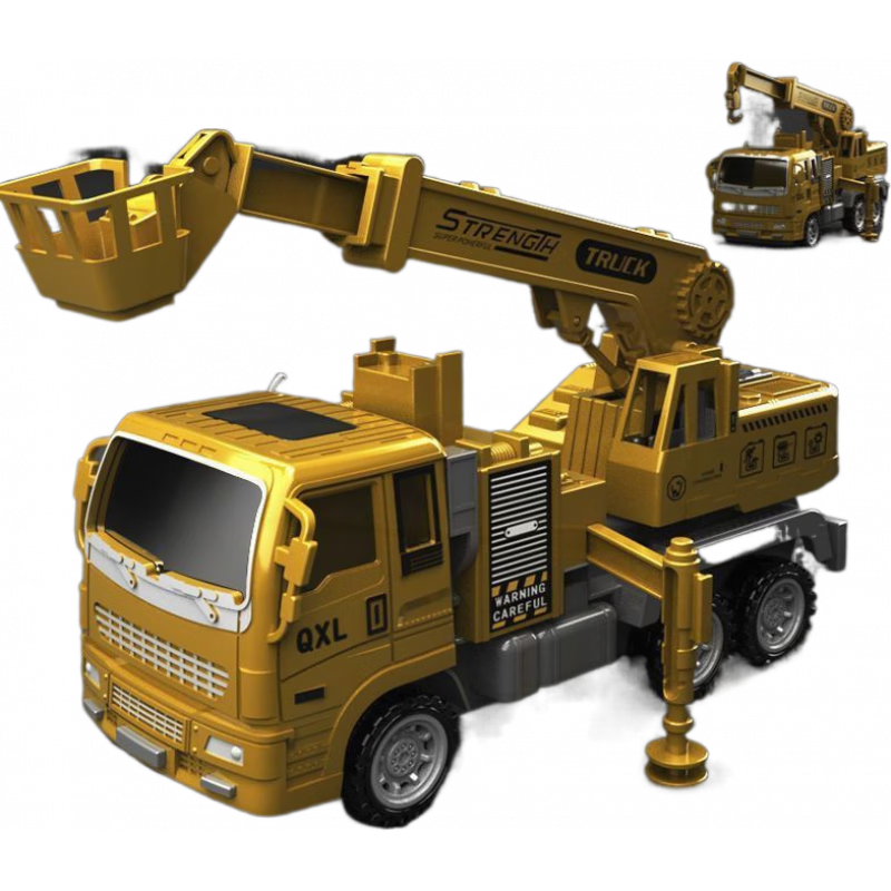 森凱哆男孩玩具大號(hào)工程車挖機(jī)小汽車兒童挖掘機(jī)推土機(jī)攪拌吊車禮盒套裝 工程車6只裝-可開(kāi)門(mén) 6車 吊塔