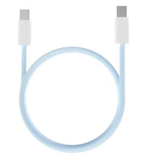 季烁双TYPE-C C TO C 数据线适用于苹果手机 TYPE-C手机充电线一米 (15/16/安卓）蓝色 1m 5.8元