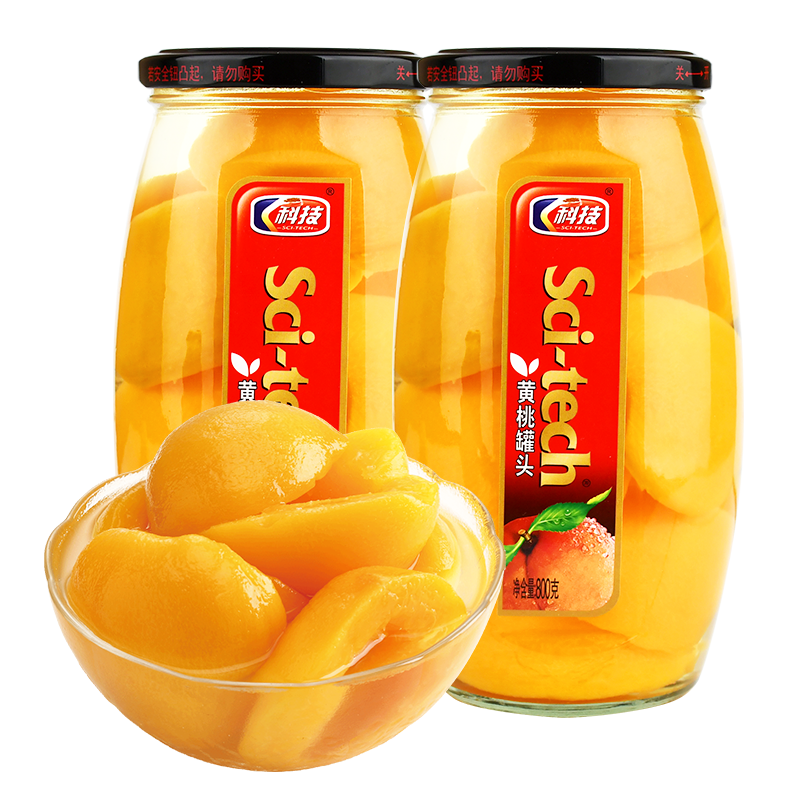 首购：科技 黄桃罐头800g*2瓶（0防腐剂）    6.9元（需试用）