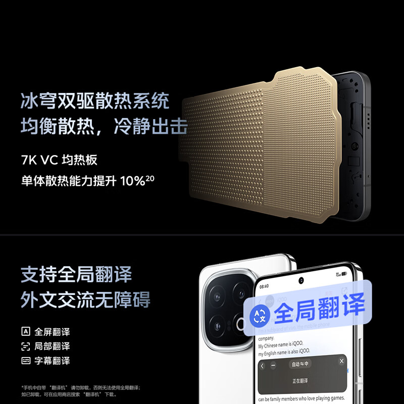 vivo iQOO 13 国家补贴 骁龙8至尊版旗舰机自研电竞芯片5G电竞手机游戏拍照娱乐vivo iqoo13 纳多灰 12GB 256GB 官方标配版