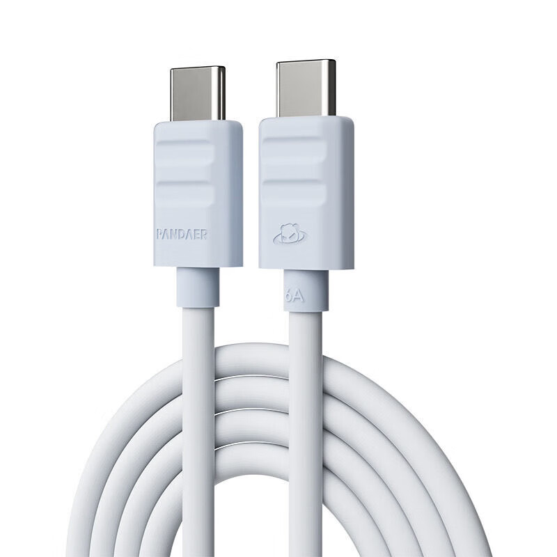魅族魅族PANDAER Line King 100W USB-C硅胶高能快充线充电闪充数据线 星云蓝