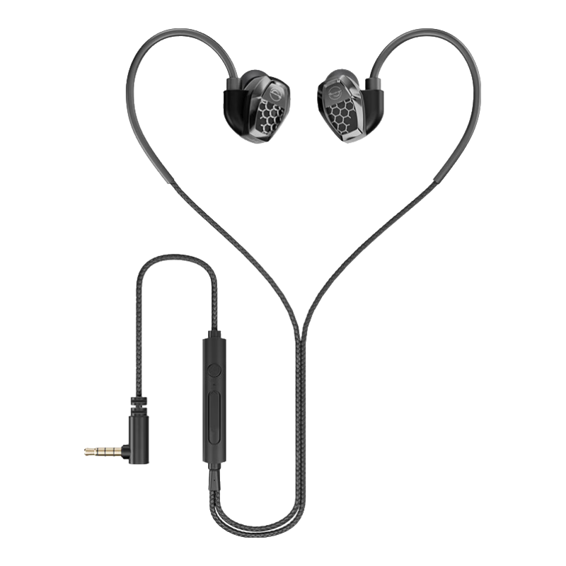 竹林鸟麒麟ZG1电竞耳机有线入耳式手机电脑适用带麦游戏HIFI音质听歌耳塞听声辨位FPS电竞CS三角洲吃鸡 3.5mm版本暗夜黑（无LED灯光） 113元