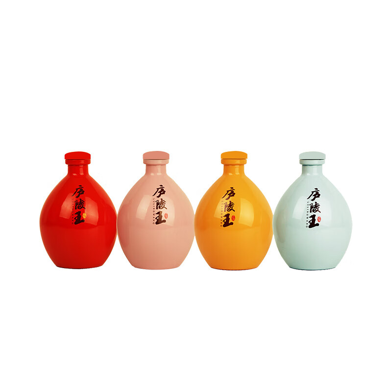 庐陵王 房县黄酒 洑汁甜型糯米酒合家欢坛装12度 500ml*4坛装 500mL 4坛 礼盒装