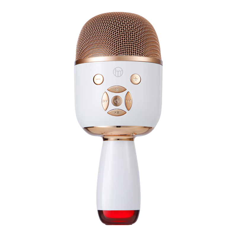 好牧人蓝牙无线麦克风手机唱歌神器全民K歌儿童话筒音响一体家用 K58【香槟白】119.84元