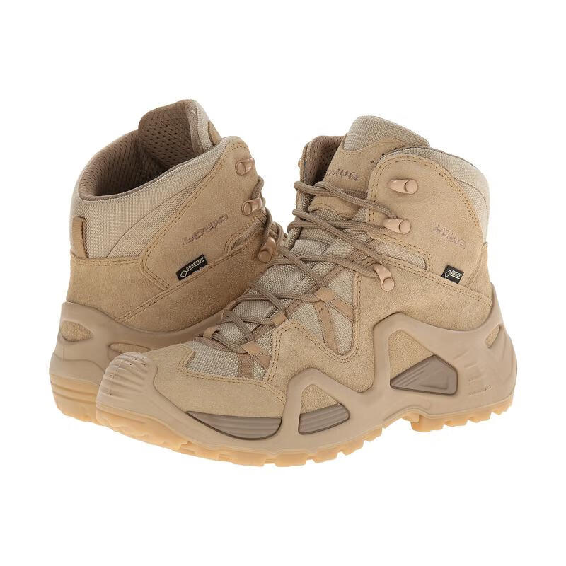 LOWA洛瓦 戶(hù)外女士登山鞋 Zephyr GTX Mid TF WS 耐磨保暖舒適徒步鞋 Beige 38.5