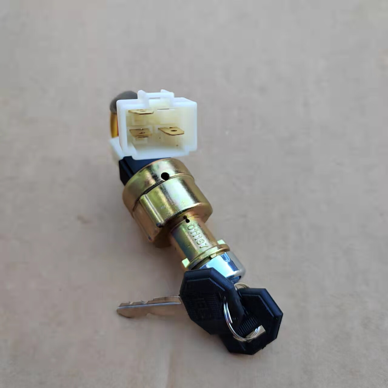 语森忆jk411叉车点火开关合力杭叉龙工程车电门锁锁头启动钥匙起动