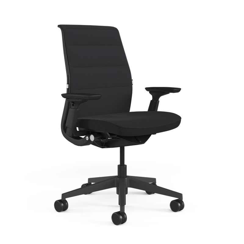 STEELCASE世楷 Think 人體工學(xué)椅可升降電腦椅家用辦公椅子商務(wù)轉(zhuǎn)椅 曜石黑