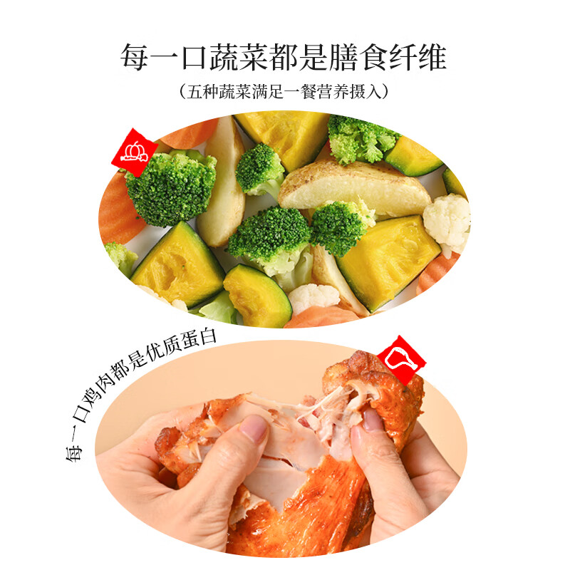 素坊手枪腿烤时蔬轻食 奥尔良战斧大鸡腿空气炸锅新鲜冷冻半成品美食 【双拼4袋】奥尔良味2+卤辣味2