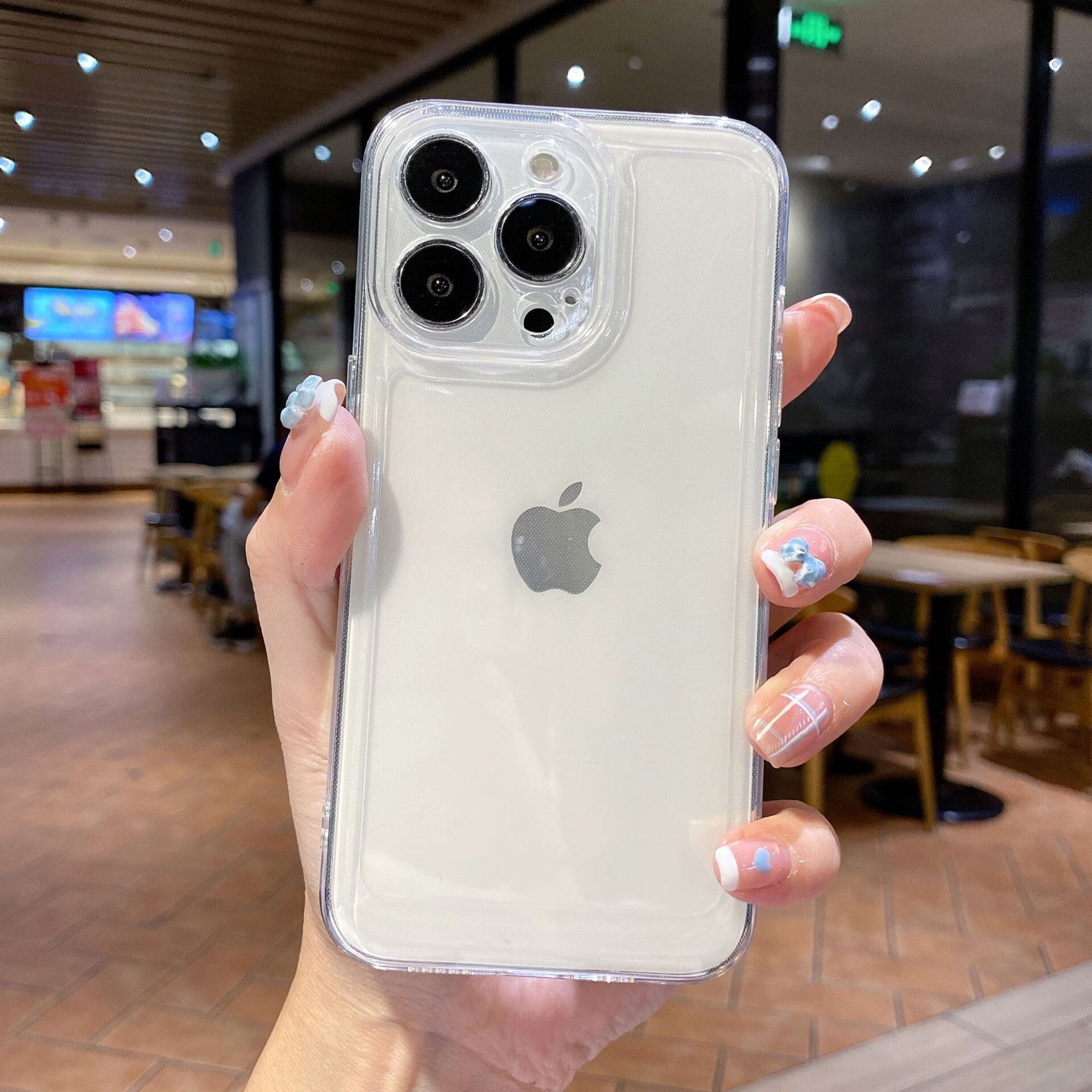 【优选百货】适用苹果14promax透明手机壳iphone16tpu防摔15太空 透明太空壳 13