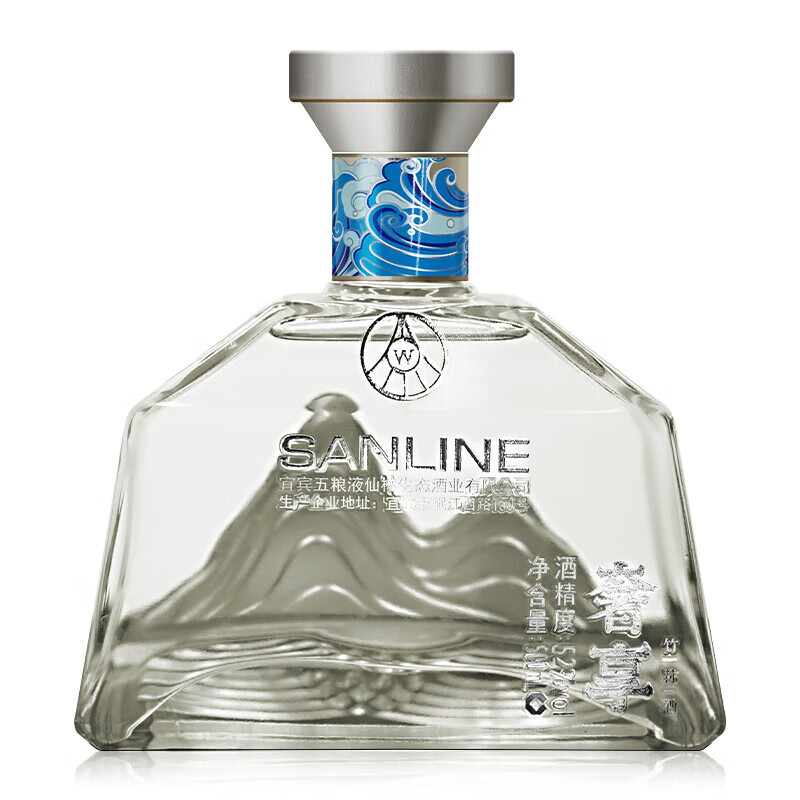 五粮浓香宜宾五粮液仙林生态酒业礼盒酒礼品酒 52度 500mL 1盒 金山银山礼盒