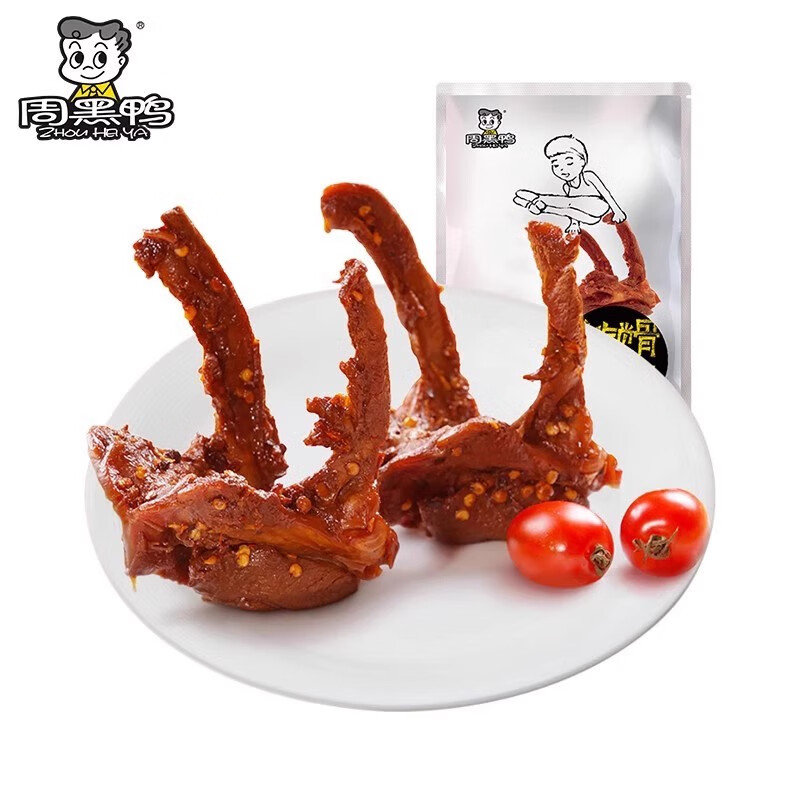 �ܺ�Ѽ��ZHOUHEIYA����ղʰ�Ѽ������Ѽ������ѡ �ʰ�Ѽ����200g