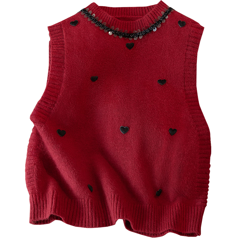 ˿������֯����2025�＾�¿�Ůװ�����괮��Բ����ɺ�ɫ���� 69.1Ԫ