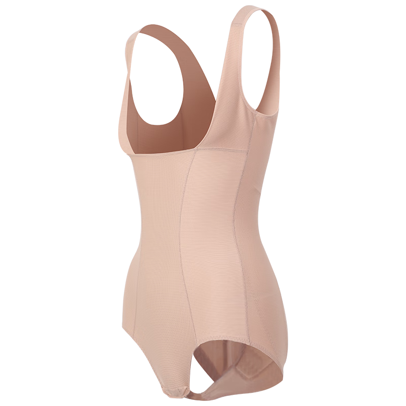 安莉芳【專柜新品】U領(lǐng)胸托無袖連體三角塑褲女士塑身連體衣EY00047 巖石金RGD 2XL