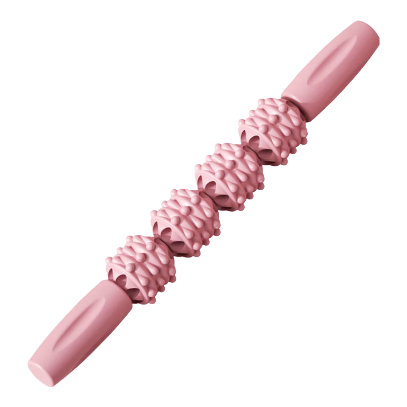 朗威 腿部按摩滚轴 樱花粉4轮11.8元