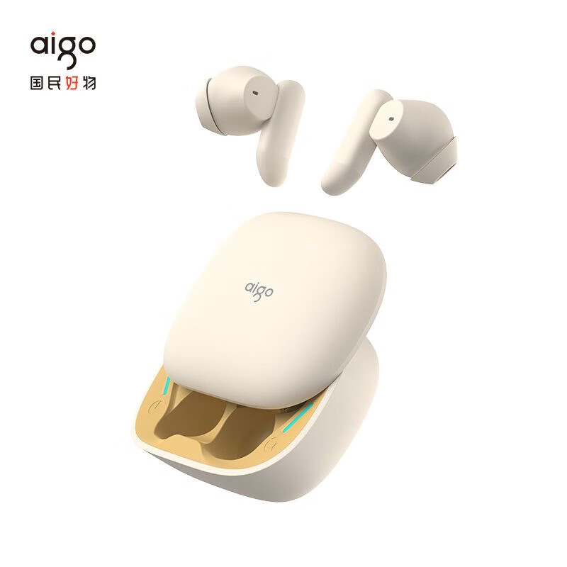 爱国者[1年质保]aigo蓝牙无线耳机睡眠耳机TJ165 入耳式睡觉可用侧睡不压耳 运动跑步音乐耳机安卓手机适 无损音质侧躺不压耳-咸蛋黄