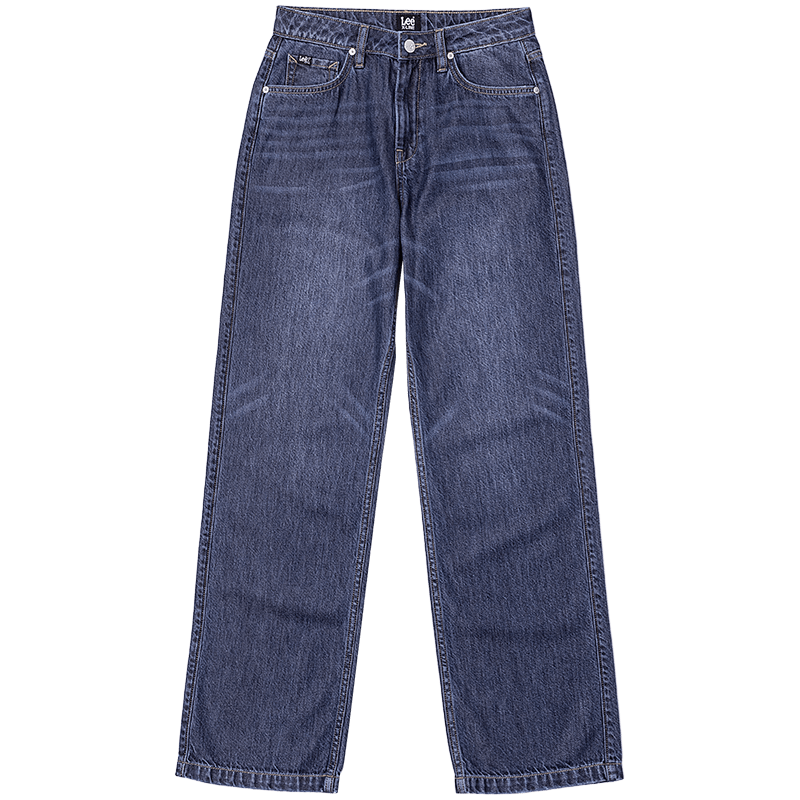 Lee凉凉裤25新品429标准中腰直脚天丝女牛仔裤潮流