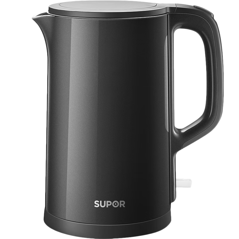苏泊尔（SUPOR）电水壶热水壶电热水壶1.5L 304不锈钢水壶 双层防烫全钢无缝开水壶烧水壶SW-15J626 1.5L