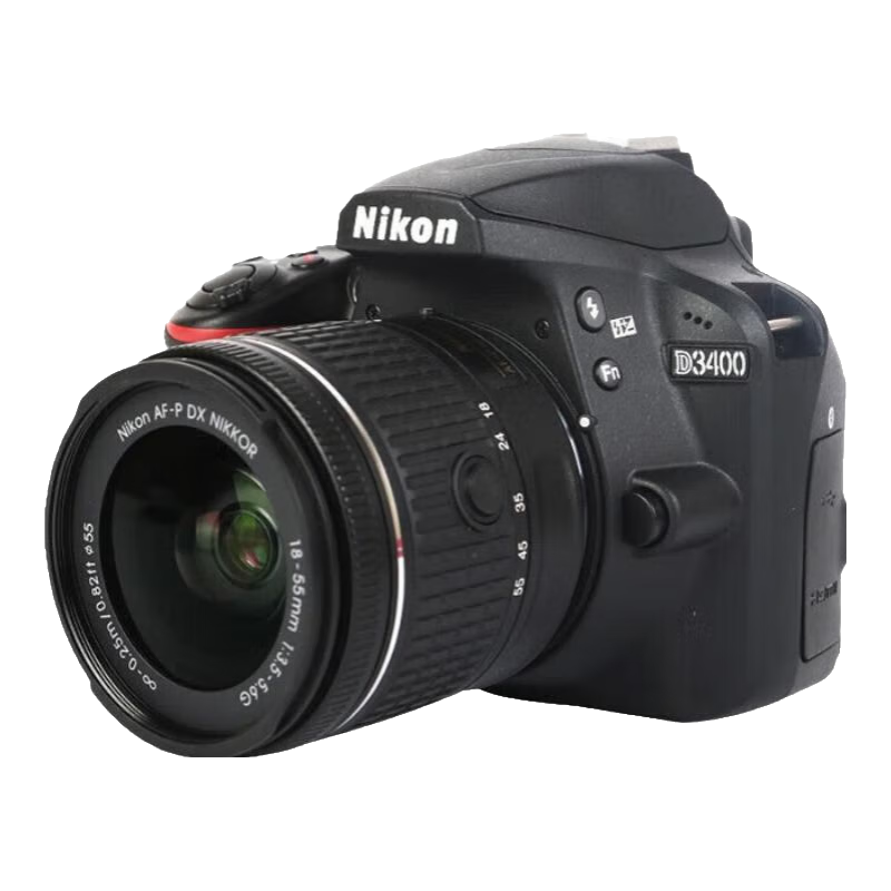 尼康/Nikon D3200 D3400 D5300 D5600二手單反相機入門(mén)級半畫(huà)幅高清旅游 尼康D3400 尼康18-55鏡頭【滿(mǎn)足日常拍攝】 95成新